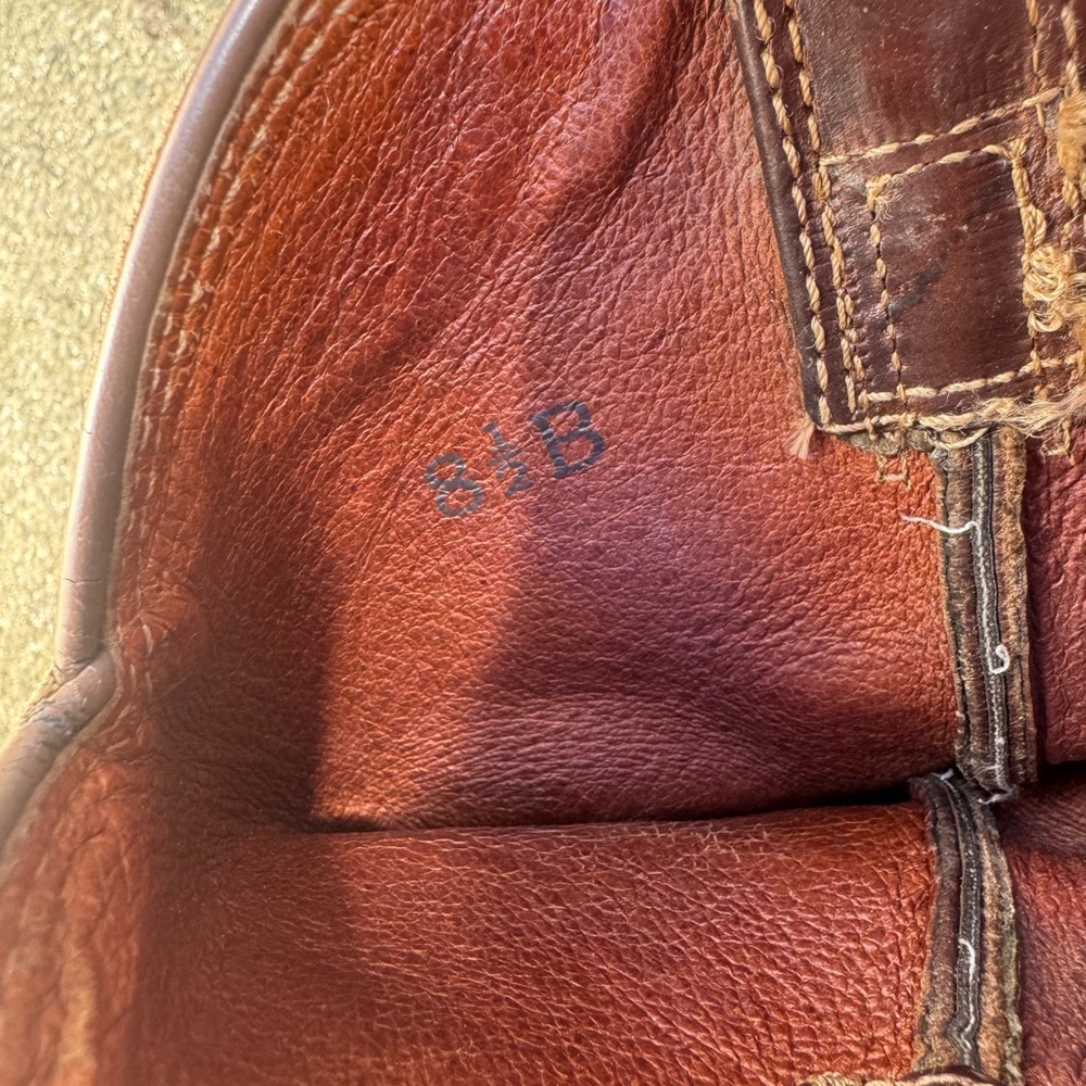 Ariat Brown Leather Western Ankle Boots - Picture 6 of 6
